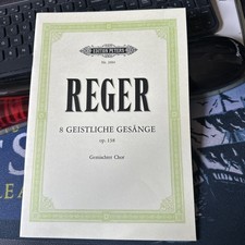 8 Geistliche Gesnge op. 138 by