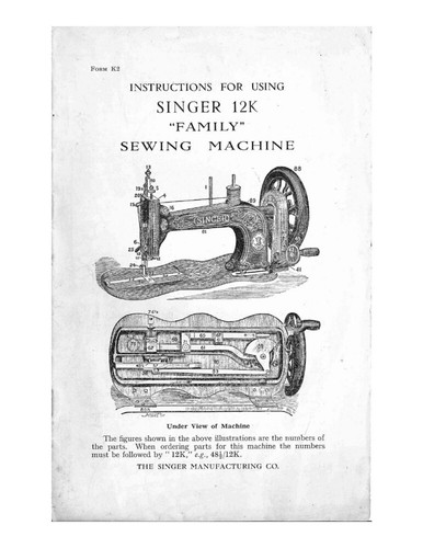 Singer 12k sewing - singer,