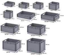 Heavy duty grey euro stacking - heavy,