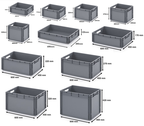 Heavy duty grey - heavy, stacking