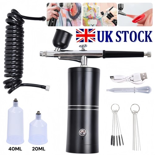 Cordless airbrush kit - cordless, portable