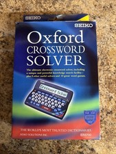 Seiko Oxford ER3700 Oxford Crossword Solver Thesaurus Spellchecker Calculator
