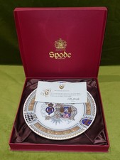 Spode England - The Eton College Plate With Certificate And Box Limited Edition 