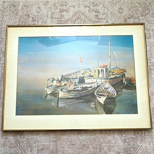 Calm moorings print rowland - calm,