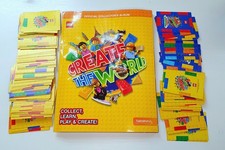 LEGO CREATE THE WORLD - Half full Album +  175 unsorted Cards