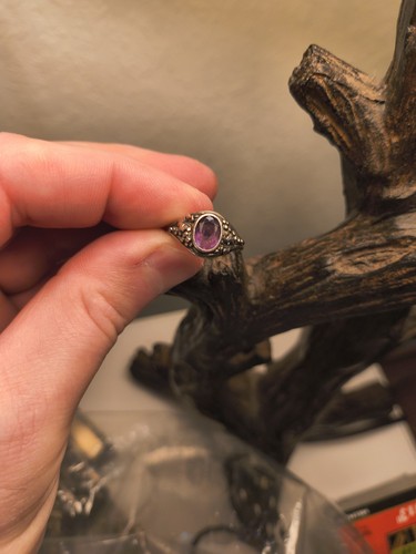 Antique amethyst ring size - amethyst, 5