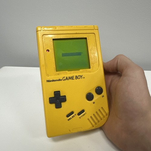 Gameboy dmg yellow - yellow, console