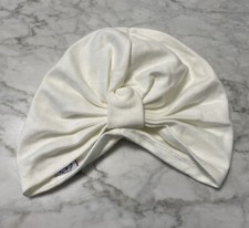 TURBAN HEAD WRAP Cotton White