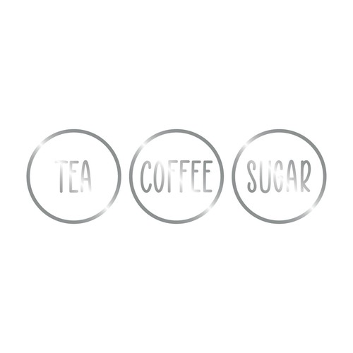Tea coffee sugar circle - coffee, modern