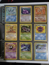 Part Complete Original Fossil Set Vintage Pokemon Cards