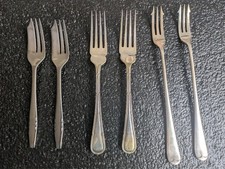 6 x Vintage Silver Plated