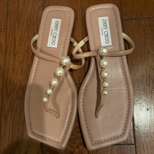 Jimmy choo pearl flat - pearl, sandals