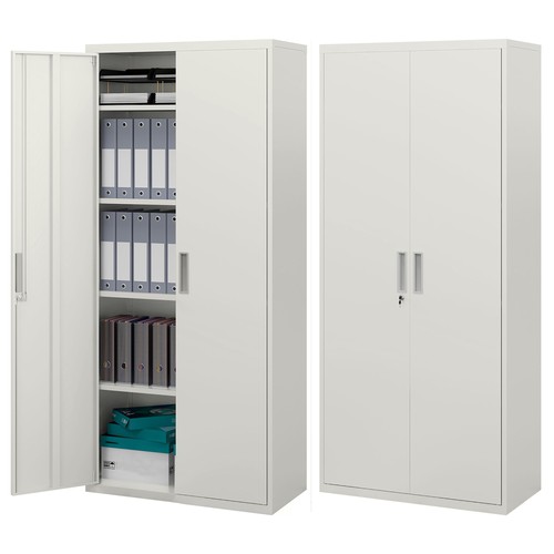 Homcom lockable metal cabinet - homcom,