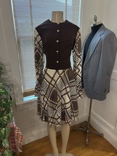 Vtg 60s henri Mini Dress Sz M