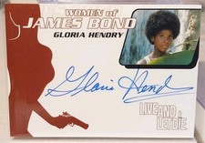 Women Of James Bond 007 In Motion Gloria Hendry Autograph Rosie Carver WA5 2003 