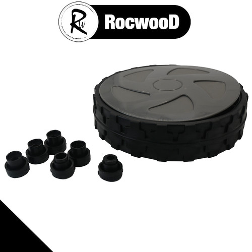 Lawnmower wheel 200mm solid - wheel, 8"