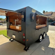 Luxury black food trailer - luxury,