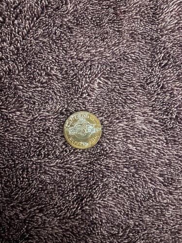 Brass car wash token cash - wash, no