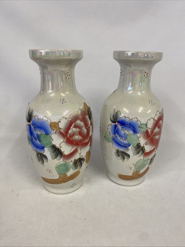 Two vintage hand painted - two,