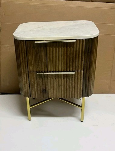 Amelie walnut fluted drawer - amelie,