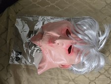 Funny Old Lady Mask – Facewear Costume for Fancy Dress & Cosplay