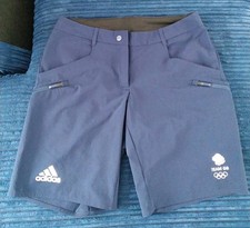 Adidas Team GB Navy Shorts Womens  6 XS