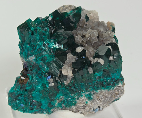 Dioptase kapata mine - dioptase,