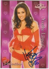 BENCHWARMER CARD OF YVETTE LOPEZ  2012 VALENTINE .