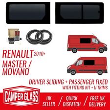 Renault Master/Movano 2010+ Driver Sliding Passenger Fixed Windows Fit Kit UTrim