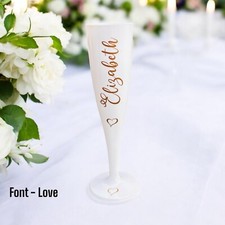 Personalised White Champagne