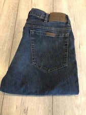 MEN'S WRANGLER REGULAR STRETCH JEANS 34" WAIST X 30" - BLUE
