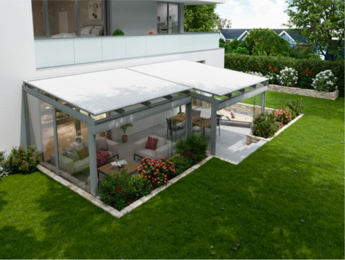 Conservatory exterior awning - exterior,