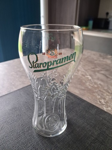 Staropramen pint glass - pint,