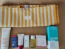 Clarins Tote Bag And Selection Of Clarins Products