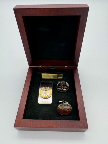 Italian cufflinks and money - cufflinks,