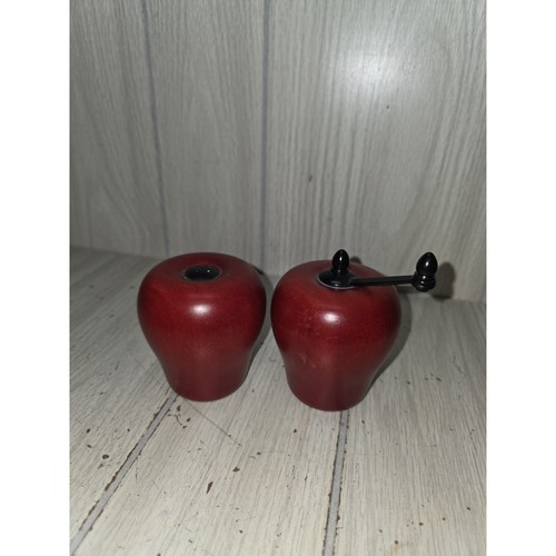 Vintage wooden apple shaped - vintage,