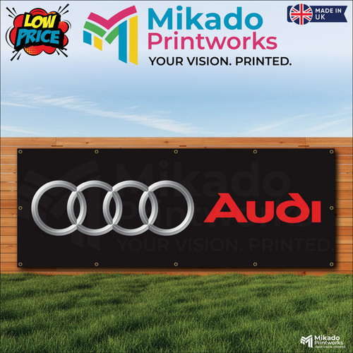 Audi banner garage - audi,