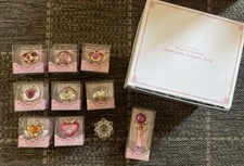 Sailor Moon Miniaturely Tablet Set CharmKeychains and MoonCastle Accessory Stand