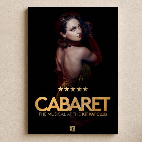 Cabaret musical theatre poster - cabaret,