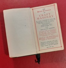 The Perfect Ceremonies of Craft Masonry 1944 - Masonic Ritual  small pocket size