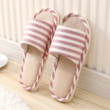 Women Cotton Linen Open Toe