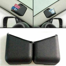 2x Car Interior Accessories Organizer Storage Box Black For Sunglasses Card Keys