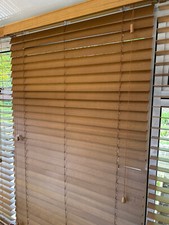  Premier True Oak range wooden venetian blinds from Blinds Direct, 105cm drop