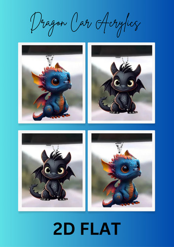 Dragon acrylic hanging - dragon,