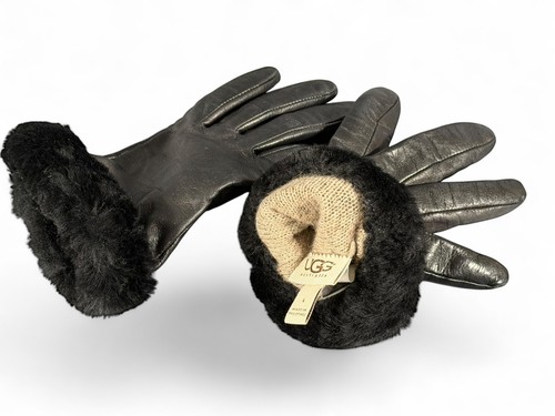 Ugg australia leather gloves - leather,