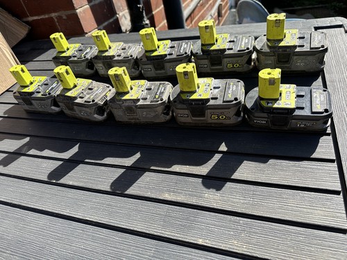 Ryobi 18v one batteries - ryobi, one+