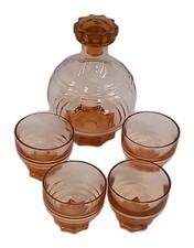 Vintage French ?Art Deco Peach