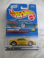 Hot Wheels 1999 Collectors #993 Ferrari 348 Yellow Body Sealed In Card