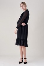 Anine Bing Hannah Silk Black