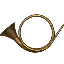 Vintage Brass French Hunting